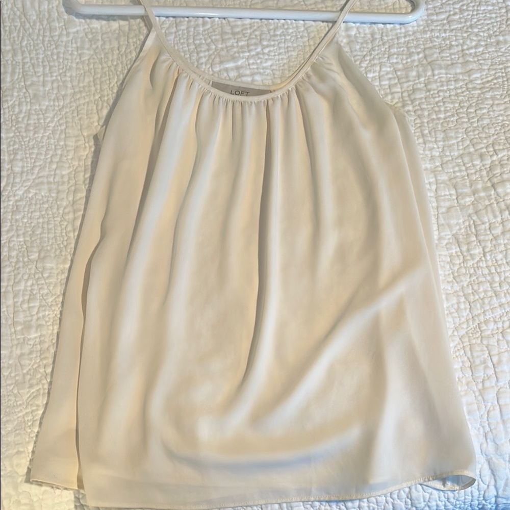 LOFT Cream Women's Top